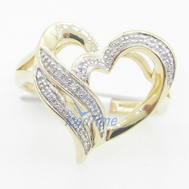  fancy outer heart diamond rings VJR107598Y  Forever Diamond Rings